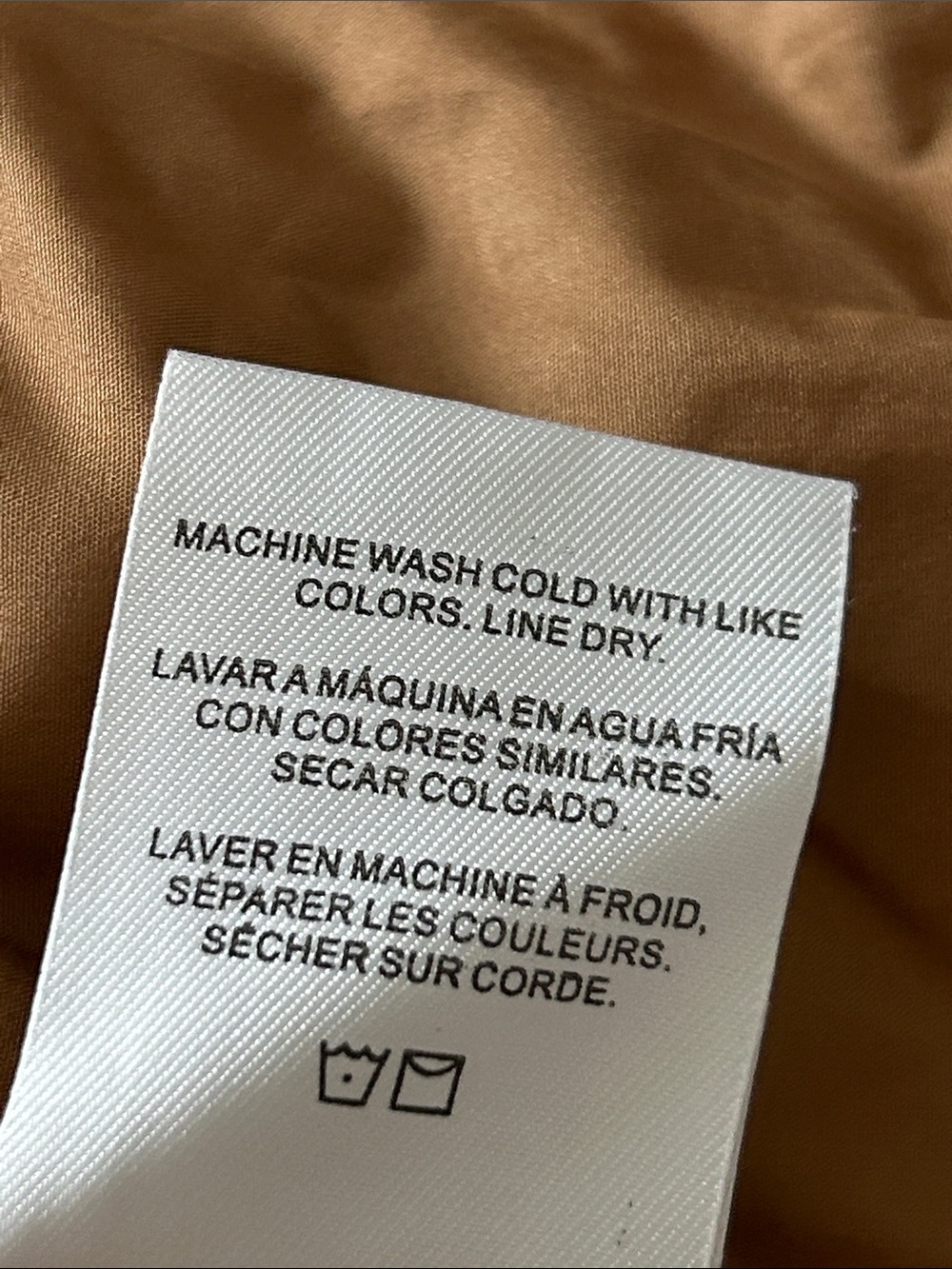 Thread & Supply Issy Puffer Vest Sz M w MEASUREMENTS Cropped Style Caramel Colot - Picture 11 of 12